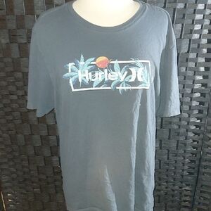 Hurley Charcoal Palm Graphic Tee